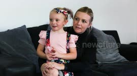 A six-year-old girl who only ate chicken nuggets beats her bizarre addiction after being hypnotised