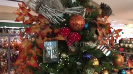Fabulous Xmas trees in Chelsea store