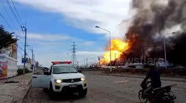 Three dead and 20 injured in gas explosion at factory in Thailand