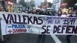 Manifestación no a la represión en los barrios obreros menos policía y más sanidad