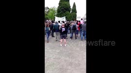 Australia: Anti-Lockdown Protest In Melbourne Amid COVID Restrictions
