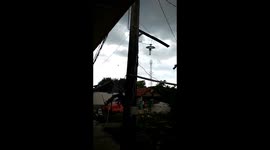 A tornado hit the Bekasi City area, Pondok Ungu, on this Friday afternoon, October 23, 2020.