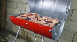 YouTuber shows how to make an awesome oil drum BBQ