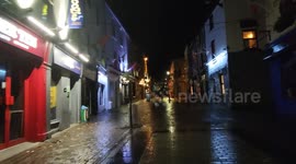 Galway city, bank holiday Saturday night