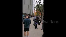 Queues around the block as early voting kicks off in New York