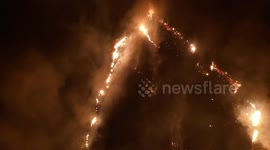 fire nature wild autumn