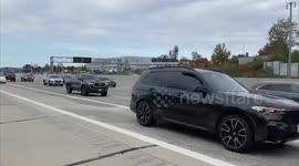 US: Trump Supporters’ Car Parade In New York 2