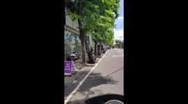 Bali empty streets