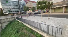 Freerunner Trying A Jump Gone Wrong