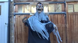 Spooky mews with eerie Halloween spirits in Knightsbridge - London