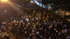 Thailand protests: Large crowds march to German embassy in Bangkok