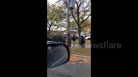 Huge lines for early voting in New York