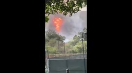 'Green fire' grows immensely as Santa Ana winds hit Yorba Linda, California
