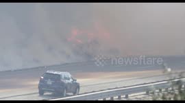 Silverado Fire forces 90,000 to evacuate; 2 firefighters injured