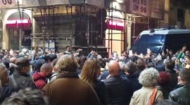 Restaurant workers in Sicily protest Italy's new pandemic restrictions