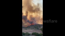 US: Silverado Fire Breaks Out In Southern California, Prompting Evacuations 5