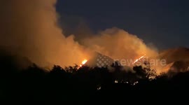 US: Blue Ridge Fire Rages Near Yorba Linda, Orange County