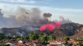 Evacuations ordered as Blue Ridge Fire threatens homes in Yorba Linda, California