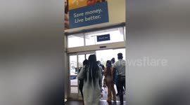 A racially-charged brawl in a New Jersey Walmart