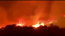 I can’t believe my eyes. 2020 give me a break! #SilveradoFire #BlueRidgeFire https://t.co/vZEQKbg6ng