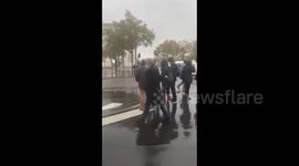 France: Arc De Triomphe Area In Paris Evacuated After Bomb Threat