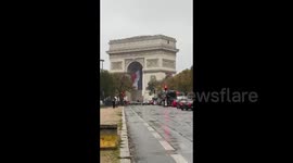 France: Arc De Triomphe Area In Paris Evacuated After Bomb Threat 2