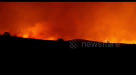 Silverado Fire grows to more than 12,000 acres as firefighting efforts continue