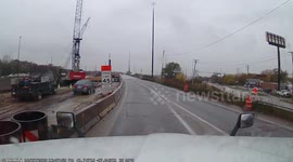 Police chase ends in car crash.