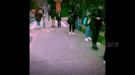 US: Voters Line Up For Early Voting In New York 5