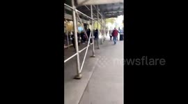 US: Voters Line Up For Early Voting In New York 4
