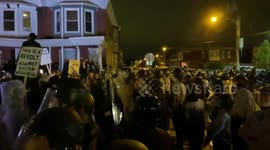 Large crowd of protesters gather in Philadelphia after Walter Wallace shooting