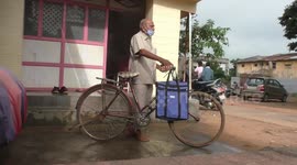 This 87-year-old doctor cycles over 10 kilometres each day to treat patients for free in India