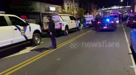 Large police presence on streets of Philadelphia on second night of unrest