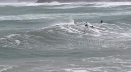 Storm EPILSON surfer in Cornwall