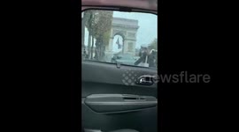 France: Arc De Triomphe Area In Paris Evacuated After Bomb Threat 4