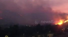 US: Blue Ridge Fire Burns Over 15,000 Acres Prompting Evacuation In California 2