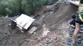 House Collapses As Typhoon Molave Causes Landslides In The Philippines