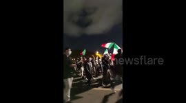 Italy: Anti-COVID-19 Measure Protest In Piazza Del Popolo, Rome