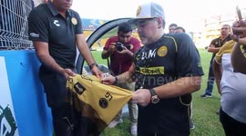 FILE: Argentine footballing legend Diego Maradona dies aged 60