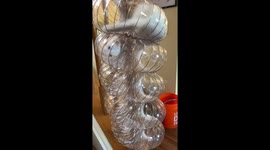 US woman builds tube attached to bannister for her per ferret