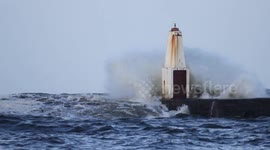 Big Waves & Swells From Storm Alex!