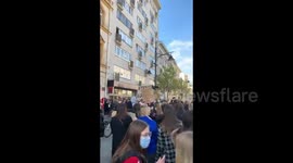 Poland: Thousands Leave Work And School To Join Nationwide Protest Against New Abortion Ban 4