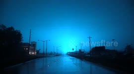 New Orleans storm chaser braves turbulent conditions to document damage caused by Hurricane Zeta