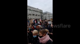 Poland: Thousands Leave Work And School To Join Nationwide Protest Against New Abortion Ban 5