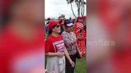 Vietnamese Americans hold rally in support of Trump in Arkansas
