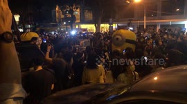 Thai Protesters Dress As Minions To Mock Yellow Shirt Royal Supporters
