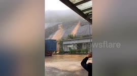 Typhoon Molave Causes Landslide In Central Vietnam