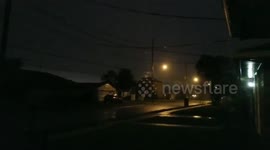 US: Transformer Explosions Turn Skies Blue As Hurricane Zeta Lashes Louisiana