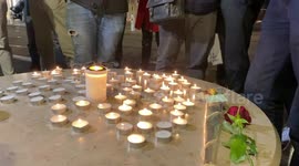 Vigil outside church in Nice, France after deadly knife attack