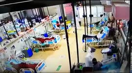 Medical equipment catches fire in COVID ICU in India